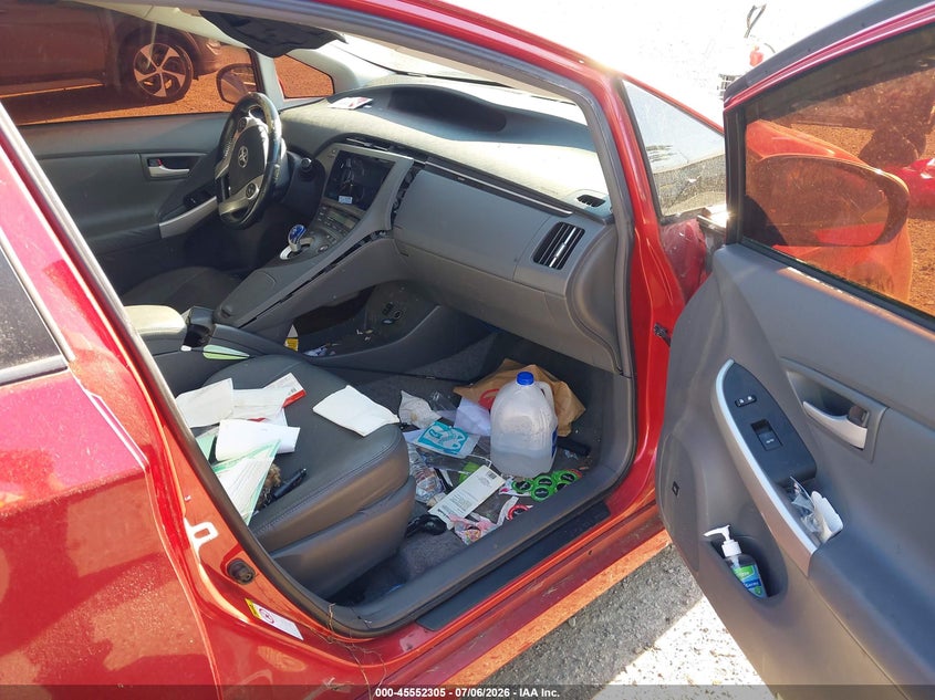 2010 Toyota Prius VIN JTDKN3DUXA0181019 IAAI salvage auction — NORMAL WEAR, Clear (Washington), sold $550 on 2026-07-22 (photo 5)