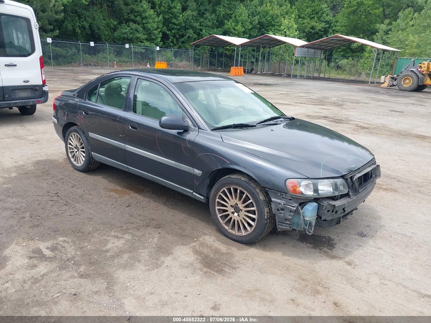 2002 Volvo S60 VIN YV1RS58D422124232 IAAI salvage auction — FRONT END, Salvage - 75% Or Less (Maryland), sold $25 on 2026-07-28 (photo 1)