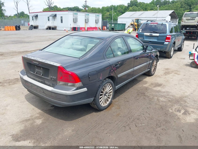 2002 Volvo S60 VIN YV1RS58D422124232 IAAI salvage auction — FRONT END, Salvage - 75% Or Less (Maryland), sold $25 on 2026-07-28 (photo 4)