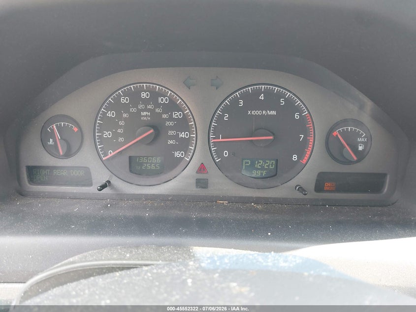 2002 Volvo S60 VIN YV1RS58D422124232 IAAI salvage auction — FRONT END, Salvage - 75% Or Less (Maryland), sold $25 on 2026-07-28 (photo 7)