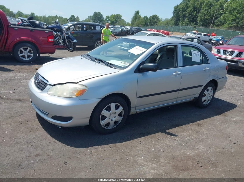2006 Toyota Corolla VIN JTDBR32E060067070 IAAI salvage auction — NORMAL WEAR, Clear (Pennsylvania), sold $925 on 2026-07-28 (photo 2)