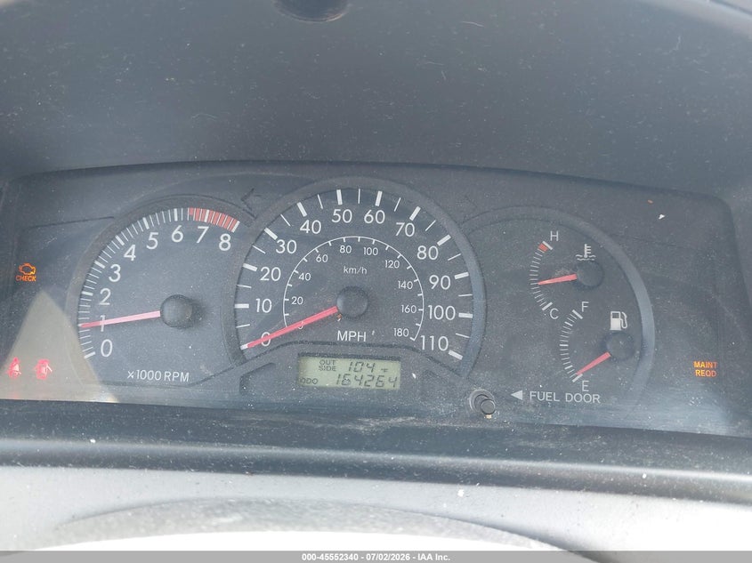 2006 Toyota Corolla VIN JTDBR32E060067070 IAAI salvage auction — NORMAL WEAR, Clear (Pennsylvania), sold $925 on 2026-07-28 (photo 7)