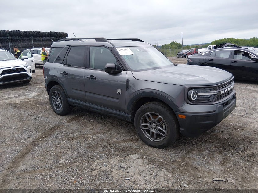 2025 Ford Bronco sport VIN 3FMCR9BN7SRE45947 IAAI salvage auction — LEFT FRONT, Clear (New York), sold $16,375 on 2026-07-31 (photo 1)