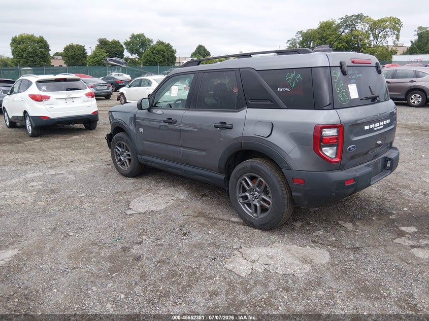2025 Ford Bronco sport VIN 3FMCR9BN7SRE45947 IAAI salvage auction — LEFT FRONT, Clear (New York), sold $16,375 on 2026-07-31 (photo 3)