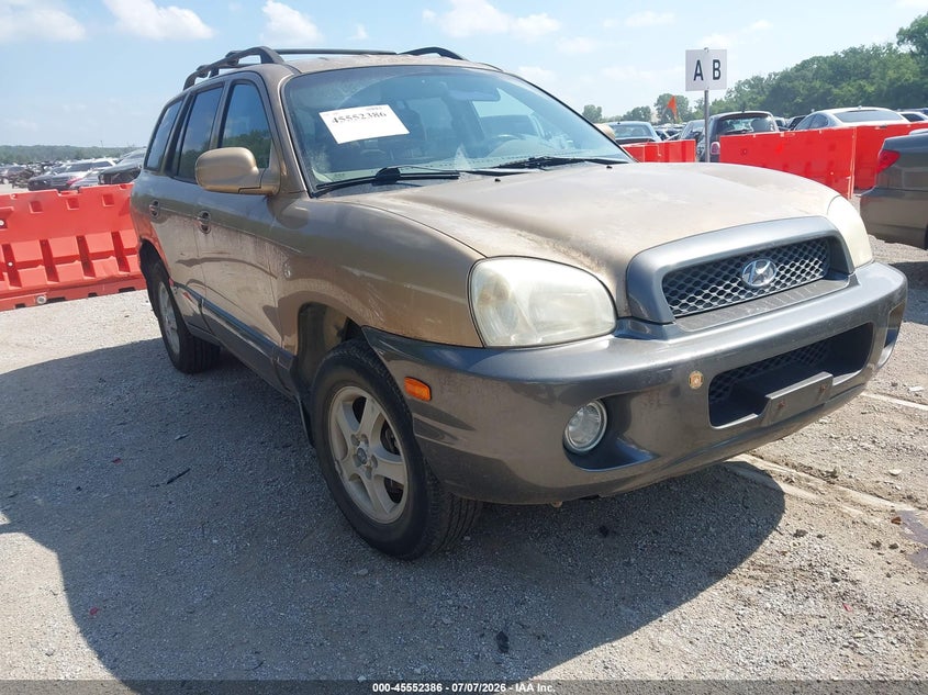 2003 Hyundai Santa fe VIN KM8SC13D83U374000 IAAI salvage auction — NORMAL WEAR, Salvage (Kansas), sold $475 on 2026-07-15 (photo 1)