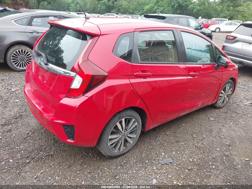 2016 Honda Fit VIN JHMGK5H71GX004078 IAAI salvage auction — NORMAL WEAR, Clear (Pennsylvania), sold $3,625 on 2026-07-14 (photo 4)
