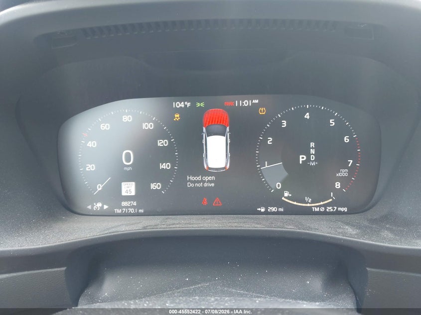 2019 Volvo Xc40 VIN YV4162UM4K2094299 IAAI salvage auction — FRONT END, Salvage Title, sold $9,300 on 2026-09-05 (photo 7)