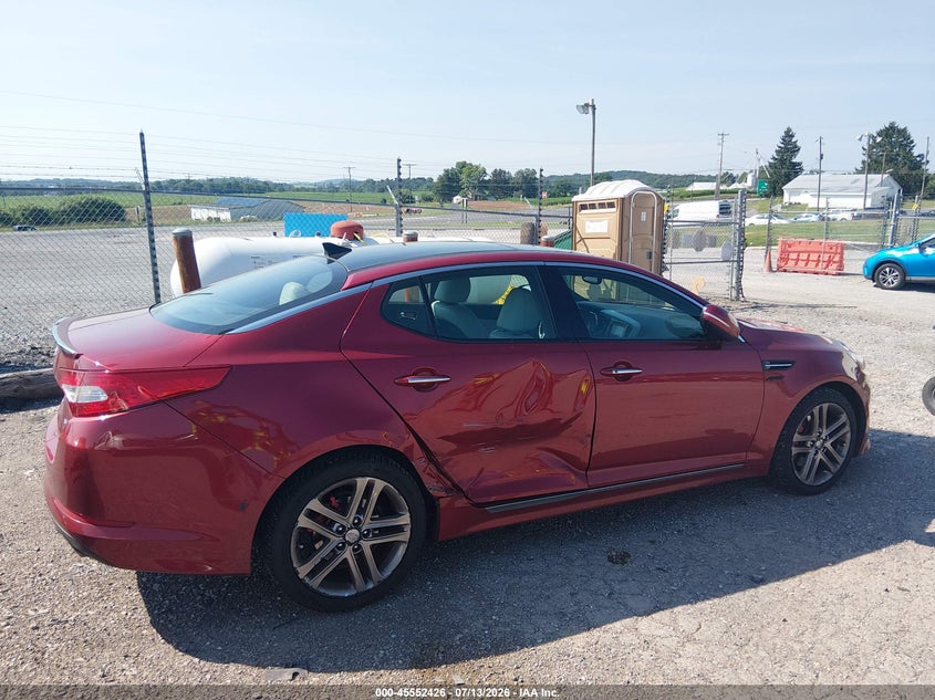 2013 Kia Optima VIN 5XXGR4A68DG122429 IAAI salvage auction — SIDE, Salvage Title, sold $450 on 2026-07-22 (photo 6)