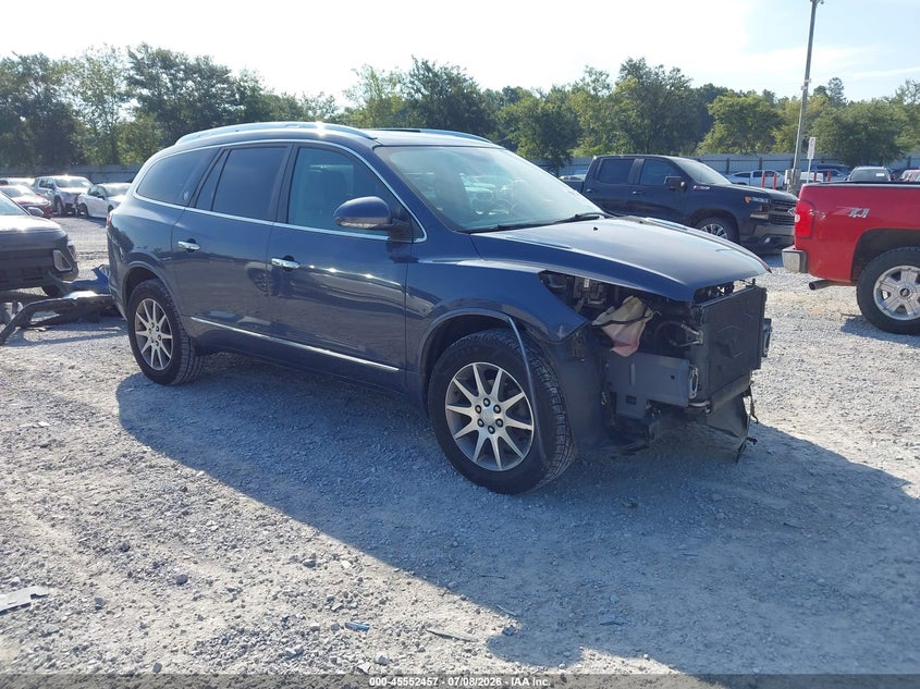 2014 Buick Enclave VIN 5GAKRBKD6EJ149588 IAAI salvage auction — FRONT END, Rebuildable (Florida), sold $25 on 2026-07-29 (photo 1)