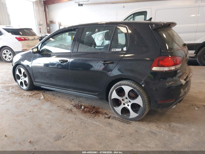 2013 Volkswagen Gti VIN WVWGD7AJ3DW126410 IAAI salvage auction — NORMAL WEAR, Clear (Michigan), sold $375 on 2026-07-28 (photo 3)