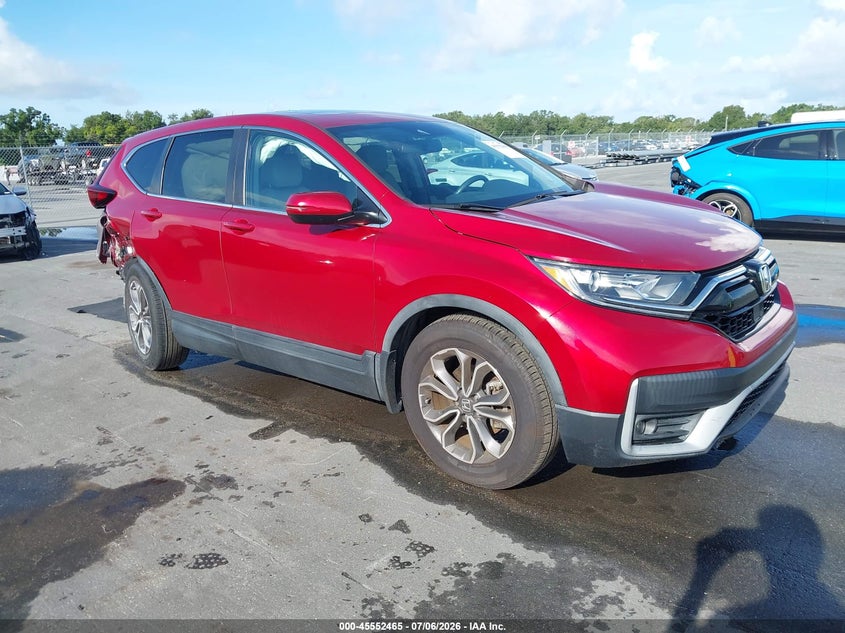 2022 Honda Cr-v VIN 7FARW1H83NE022111 IAAI salvage auction — RIGHT REAR, Certificate Of Destruction (Florida), sold $6,300 on 2026-07-29 (photo 1)
