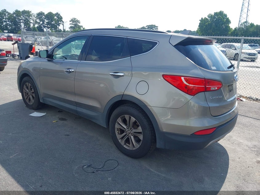 2014 Hyundai Santa fe VIN 5XYZU3LB5EG173220 IAAI salvage auction — NORMAL WEAR, Clear (Georgia), sold $1,550 on 2026-07-15 (photo 3)