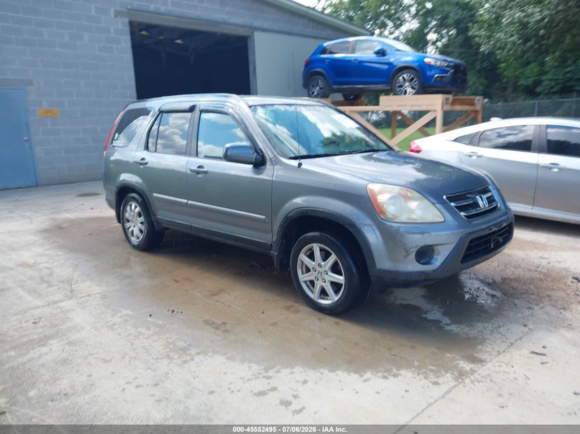 2006 Honda Cr-v VIN SHSRD78906U432825 IAAI salvage auction — NORMAL WEAR, Clear (Tennessee), sold $475 on 2026-07-29 (photo 1)