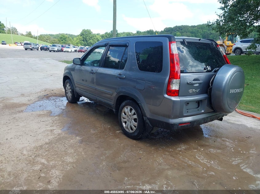 2006 Honda Cr-v VIN SHSRD78906U432825 IAAI salvage auction — NORMAL WEAR, Clear (Tennessee), sold $475 on 2026-07-29 (photo 3)