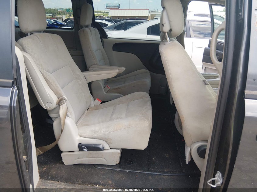2016 Dodge Caravan VIN 2C4RDGCGXGR343475 IAAI salvage auction — HAIL, Clear (Oklahoma), sold $300 on 2026-07-09 (photo 8)