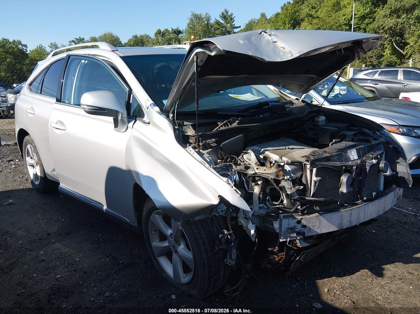 2010 Lexus Rx 350 VIN 2T2BK1BA5AC007804 IAAI salvage auction — FRONT END, Salvage (Massachusetts), sold $3,700 on 2026-08-22 (photo 1)