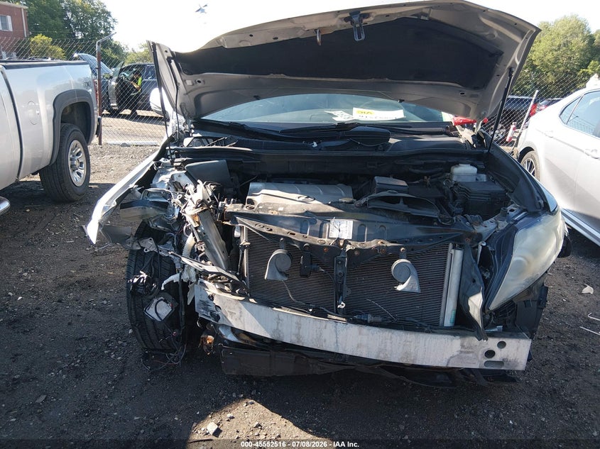 2010 Lexus Rx 350 VIN 2T2BK1BA5AC007804 IAAI salvage auction — FRONT END, Salvage (Massachusetts), sold $3,700 on 2026-08-22 (photo 6)