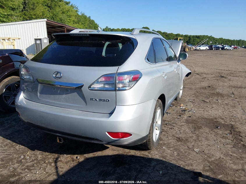2010 Lexus Rx 350 VIN 2T2BK1BA5AC007804 IAAI salvage auction — FRONT END, Salvage (Massachusetts), sold $3,700 on 2026-08-22 (photo 4)