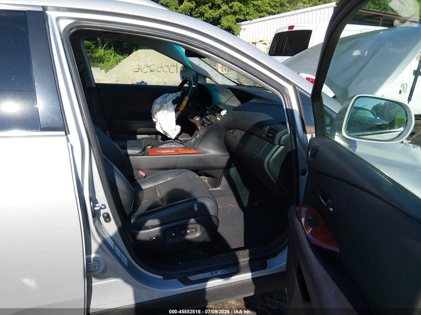 2010 Lexus Rx 350 VIN 2T2BK1BA5AC007804 IAAI salvage auction — FRONT END, Salvage (Massachusetts), sold $3,700 on 2026-08-22 (photo 5)