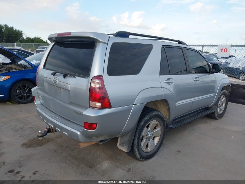 2003 Toyota 4runner VIN JTEBT14R038005442 IAAI salvage auction — NORMAL WEAR, Clear (Colorado), sold $3,800 on 2026-07-16 (photo 4)