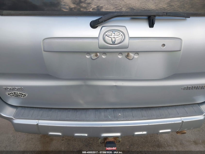 2003 Toyota 4runner VIN JTEBT14R038005442 IAAI salvage auction — NORMAL WEAR, Clear (Colorado), sold $3,800 on 2026-07-16 (photo 6)
