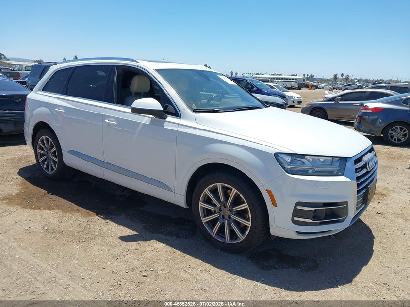 2018 Audi Q7 VIN WA1LHAF73JD021770 IAAI salvage auction — NORMAL WEAR, Clear - Dealer Only (California), sold $7,350 on 2026-07-13 (photo 1)