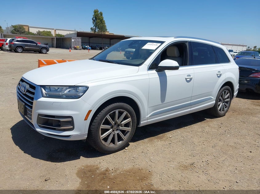 2018 Audi Q7 VIN WA1LHAF73JD021770 IAAI salvage auction — NORMAL WEAR, Clear - Dealer Only (California), sold $7,350 on 2026-07-13 (photo 2)