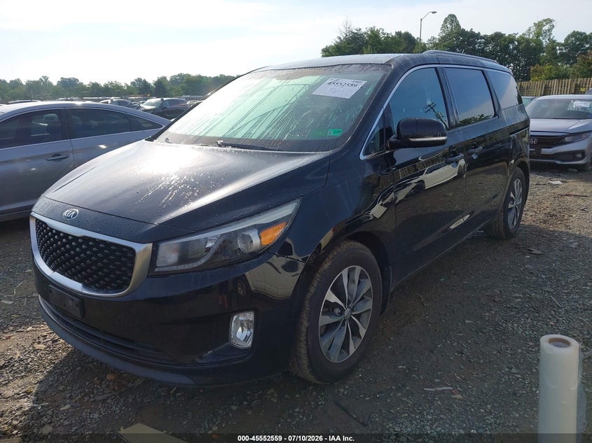 2016 Kia SEDONA VIN KNDMC5C17G6131377 IAAI salvage auction — RIGHT SIDE, Salvage (Virginia), sold $2,300 on 2026-07-27 (photo 2)
