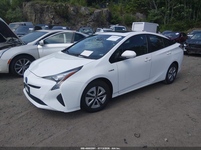 2016 Toyota Prius VIN JTDKARFU1G3012607 IAAI salvage auction — NORMAL WEAR, Salvage Title, sold $3,500 on 2026-07-21 (photo 2)