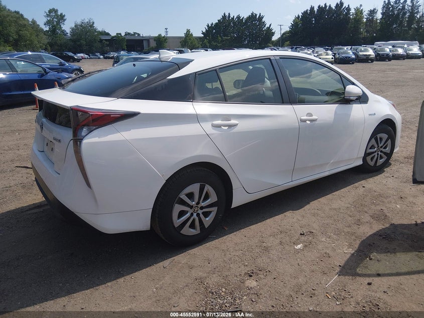 2016 Toyota Prius VIN JTDKARFU1G3012607 IAAI salvage auction — NORMAL WEAR, Salvage Title, sold $3,500 on 2026-07-21 (photo 4)