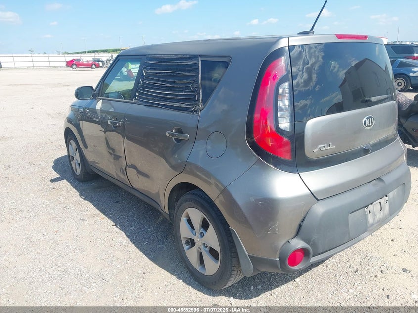 2016 Kia Soul VIN KNDJN2A21G7352300 IAAI salvage auction — NORMAL WEAR, Salvage (Idaho), sold $600 on 2026-07-30 (photo 3)