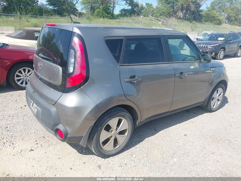2016 Kia Soul VIN KNDJN2A21G7352300 IAAI salvage auction — NORMAL WEAR, Salvage (Idaho), sold $600 on 2026-07-30 (photo 4)