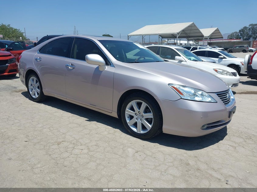 2007 Lexus Es 350 VIN JTHBJ46G672123638 IAAI salvage auction — REAR END, Clear - Dealer Only (California), sold $675 on 2026-07-15 (photo 1)