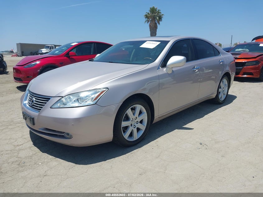 2007 Lexus Es 350 VIN JTHBJ46G672123638 IAAI salvage auction — REAR END, Clear - Dealer Only (California), sold $675 on 2026-07-15 (photo 2)