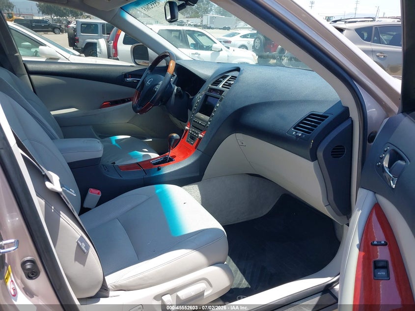 2007 Lexus Es 350 VIN JTHBJ46G672123638 IAAI salvage auction — REAR END, Clear - Dealer Only (California), sold $675 on 2026-07-15 (photo 5)
