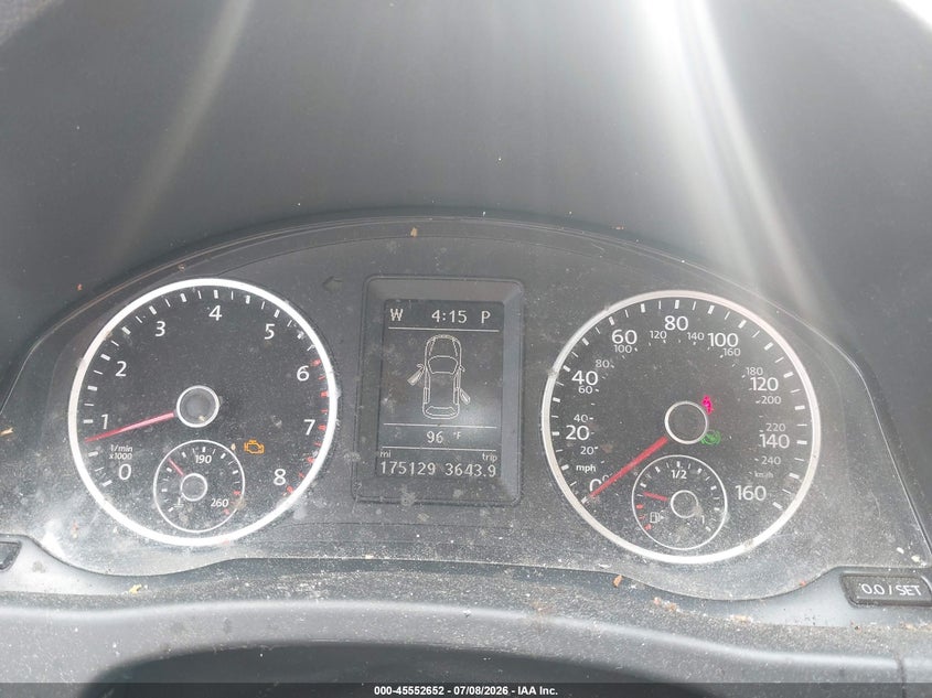 2014 Volkswagen Tiguan VIN WVGAV3AX0EW602027 IAAI salvage auction — NORMAL WEAR, Nrc Lienholder Repossession Paperwork (Texas), sold $25 on 2026-07-29 (photo 7)
