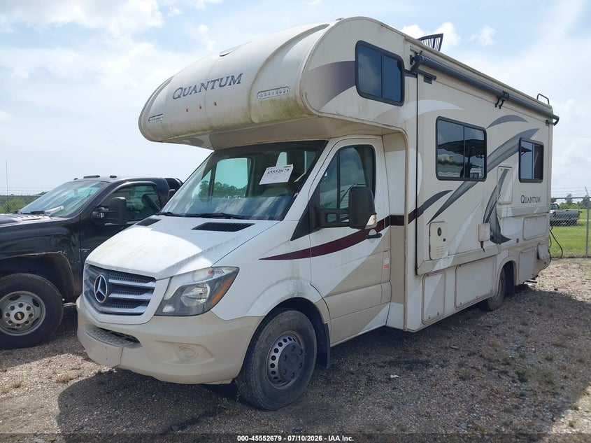 2016 Mercedes-benz Sprinter VIN WDAPF4CC1G9701620 IAAI salvage auction — WATER/FLOOD, Salvage (Mississippi), sold $5,200 on 2026-07-31 (photo 2)