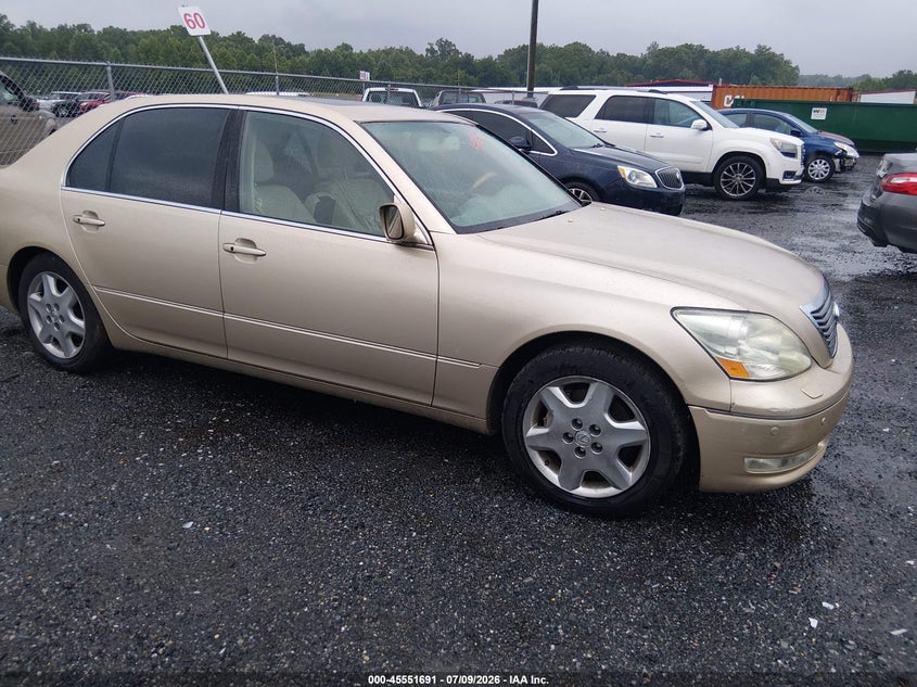 2004 Lexus Ls 430 VIN JTHBN36F940165671 IAAI salvage auction — UNKNOWN, Salvage - Greater Than 75% (Maryland), sold $1,150 on 2026-07-27 (photo 1)