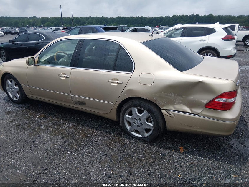 2004 Lexus Ls 430 VIN JTHBN36F940165671 IAAI salvage auction — UNKNOWN, Salvage - Greater Than 75% (Maryland), sold $1,150 on 2026-07-27 (photo 3)