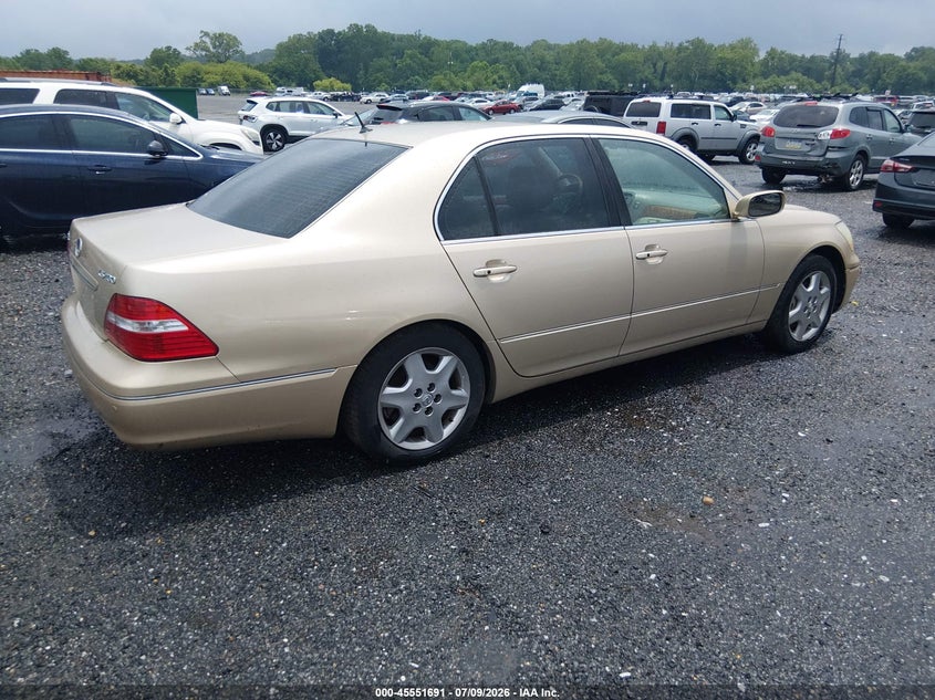 2004 Lexus Ls 430 VIN JTHBN36F940165671 IAAI salvage auction — UNKNOWN, Salvage - Greater Than 75% (Maryland), sold $1,150 on 2026-07-27 (photo 4)