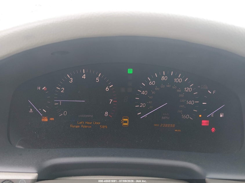 2004 Lexus Ls 430 VIN JTHBN36F940165671 IAAI salvage auction — UNKNOWN, Salvage - Greater Than 75% (Maryland), sold $1,150 on 2026-07-27 (photo 7)
