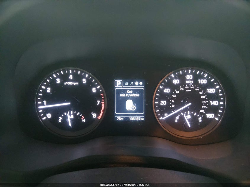 2016 Hyundai Tucson VIN KM8J3CA23GU137767 IAAI salvage auction — WATER/FLOOD, Salvage (Texas), sold $2,250 on 2026-08-01 (photo 7)