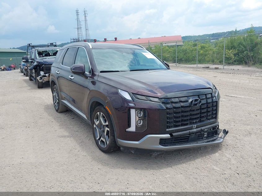 2024 Hyundai Palisade VIN KM8R4DGE1RU806144 IAAI salvage auction — LEFT FRONT, Wait Title, sold $11,400 on 2026-08-20 (photo 1)