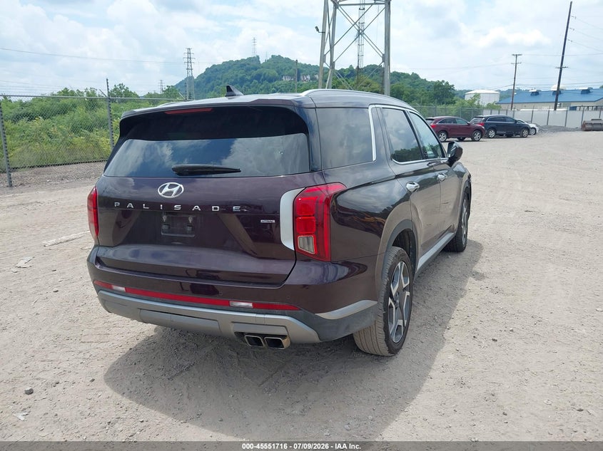 2024 Hyundai Palisade VIN KM8R4DGE1RU806144 IAAI salvage auction — LEFT FRONT, Wait Title, sold $11,400 on 2026-08-20 (photo 4)