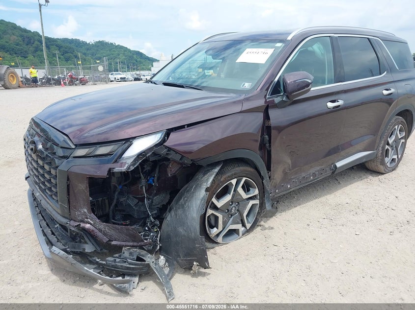 2024 Hyundai Palisade VIN KM8R4DGE1RU806144 IAAI salvage auction — LEFT FRONT, Wait Title, sold $11,400 on 2026-08-20 (photo 6)