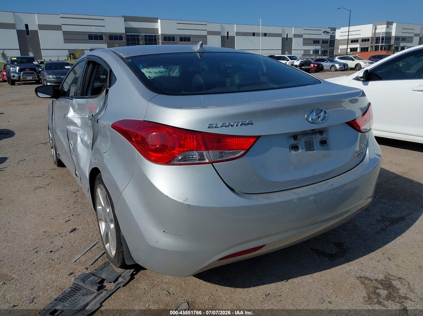 2012 Hyundai Elantra VIN KMHDH4AE8CU366096 IAAI salvage auction — FRONT END, Salvage (Texas), sold $25 on 2026-07-28 (photo 3)
