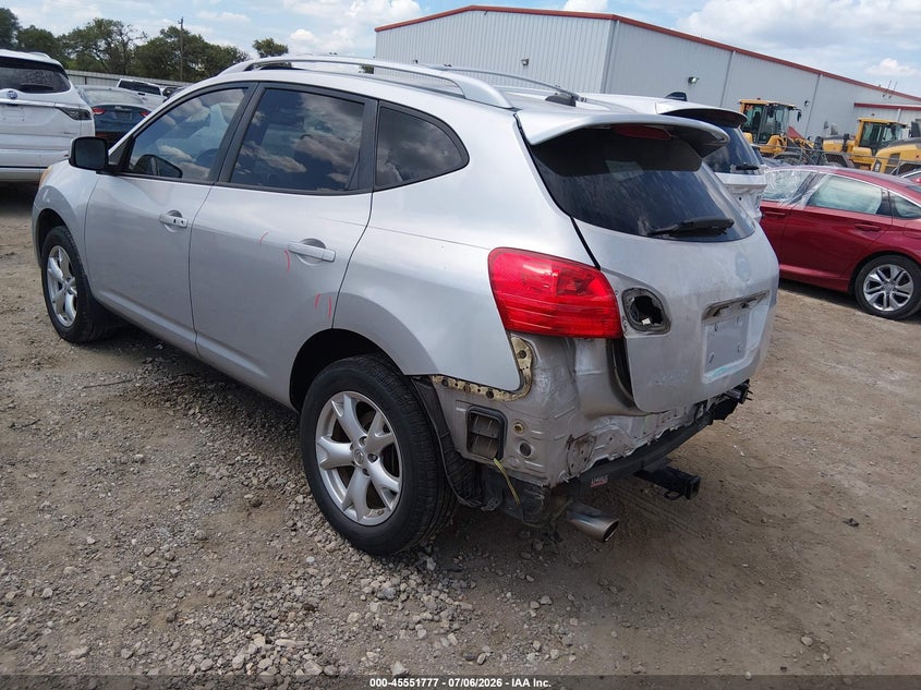 2009 Nissan Rogue VIN JN8AS58T79W041587 IAAI salvage auction — REAR END, Salvage (Texas), sold $300 on 2026-07-28 (photo 3)