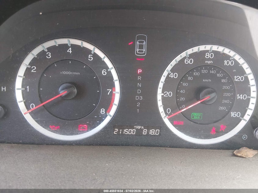 2008 Honda Accord VIN JHMCP26388C027669 IAAI salvage auction — NORMAL WEAR, App For Dup Clear (California), sold $475 on 2026-07-29 (photo 7)