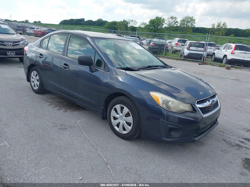 2012 Subaru Impreza VIN JF1GJAA69CH027259 IAAI salvage auction — HAIL, Regular Certificate (Iowa), sold $1,325 on 2026-07-14 (photo 1)