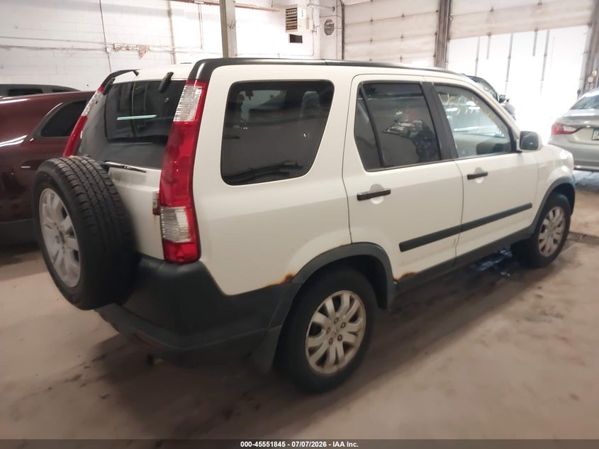 2006 Honda Cr-v VIN JHLRD78846C044608 IAAI salvage auction — NORMAL WEAR, Clear (Wisconsin), sold $300 on 2026-07-24 (photo 4)